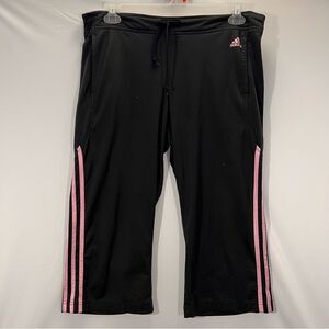 Adidas Pants Loose Fit Capris Shorts Size Large